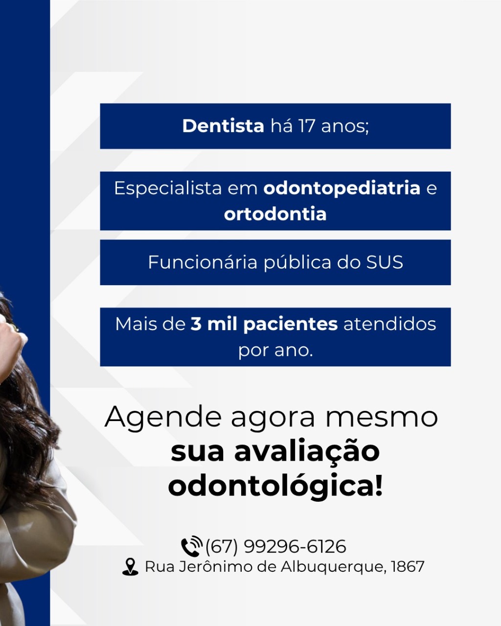 Estrutura interna do consultório odontológico